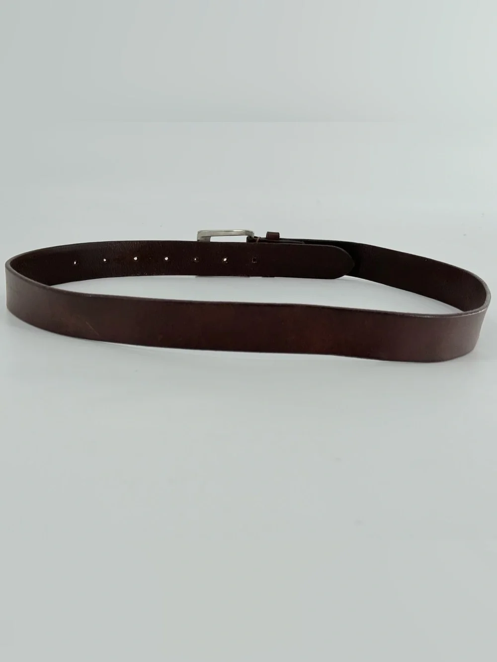 Vintage‎ Brown Leather Belt 90s Y2K 36